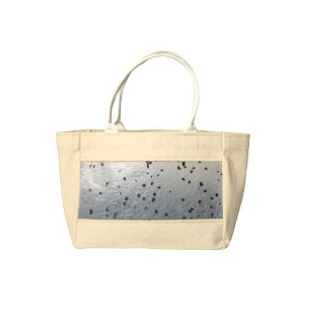 Upcycled Plastic Canvas Mini Tote Bag