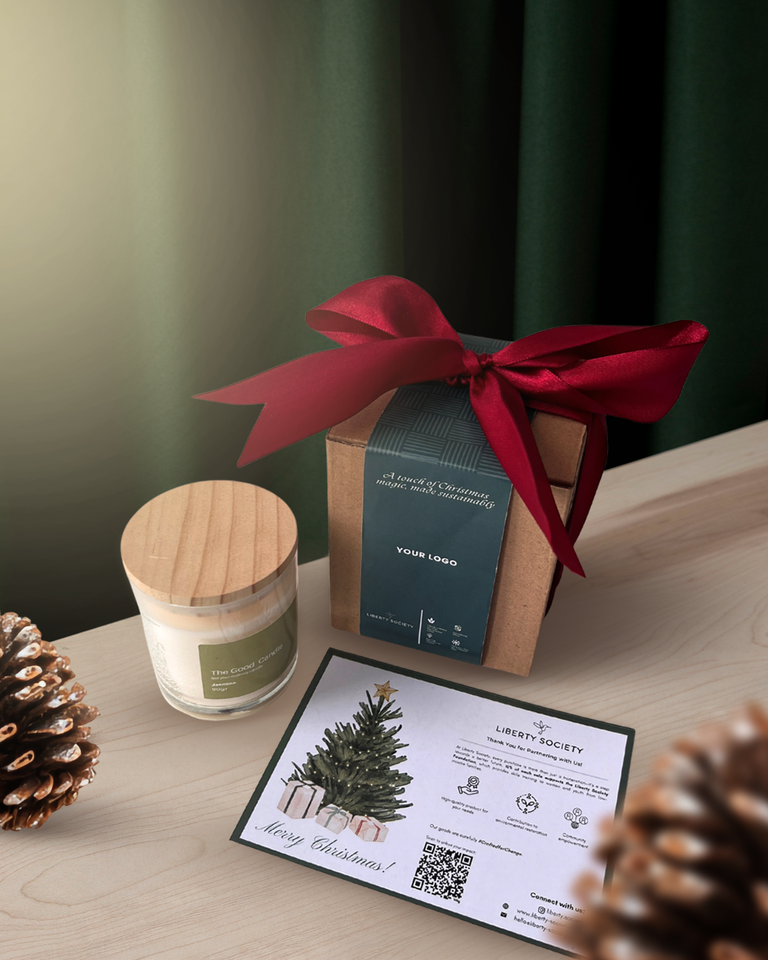 Silent Night Candle Set - Sustainable Christmas Gift Set