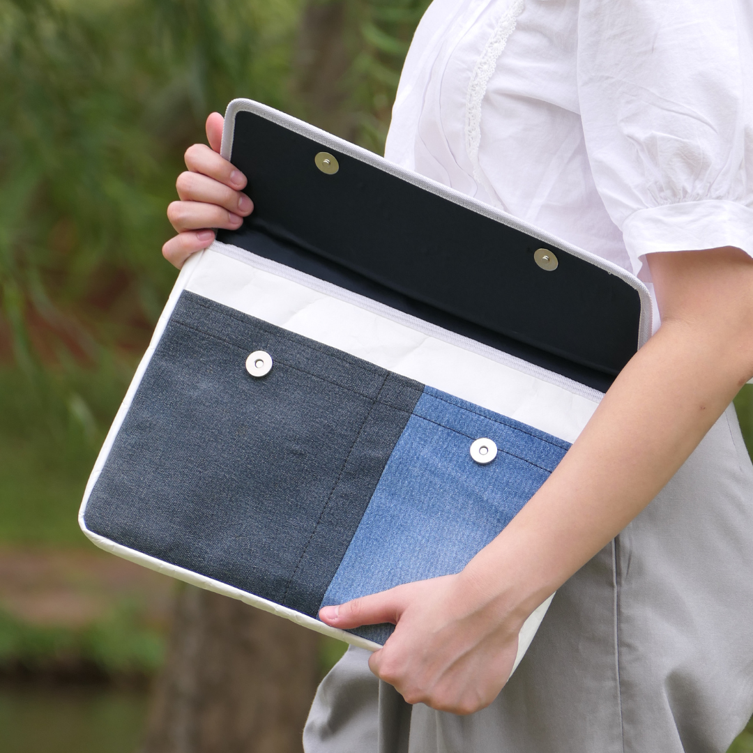 Tyvek Denim Laptop Sleeve