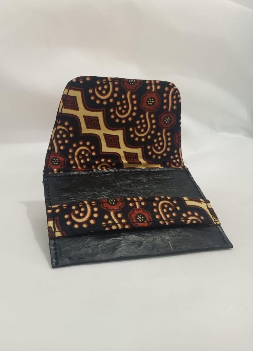Upcycled Batik Card Wallet