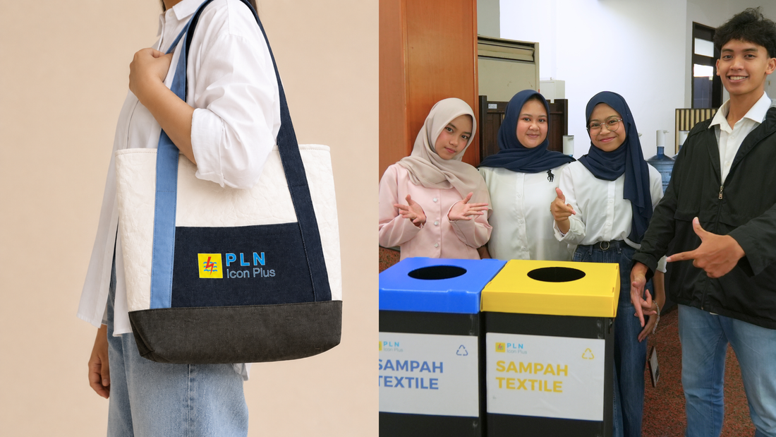 Ubah Denim serta Plastik Bekas Menjadi Tas, PLN Icon Plus Hemat Hingga  66,75 kg Emisi Karbon