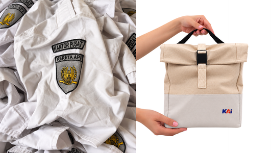 KAI Kurangi hingga 183 Kg Emisi Karbon Lewat Upcycling Seragam Bekas Bersama Liberty Society