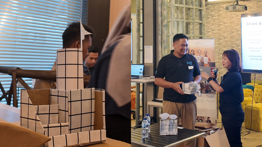 Langkah Nyata Kurangi Limbah: MG Group Hadirkan Workshop Upcycled Desk Organizer