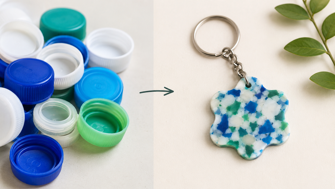Keychain Upcycled dari Tutup Botol Plastik: Solusi Kreatif untuk Limbah yang Sering Terlupakan