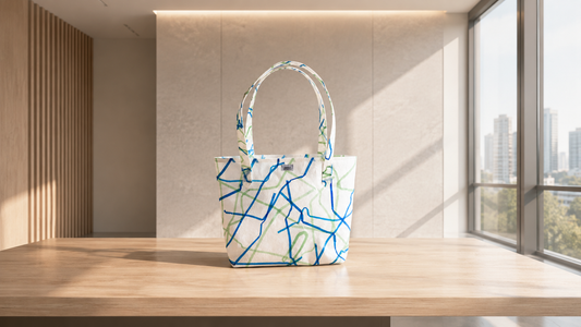 Totebag dari plastik daur ulang untuk merchandise brand