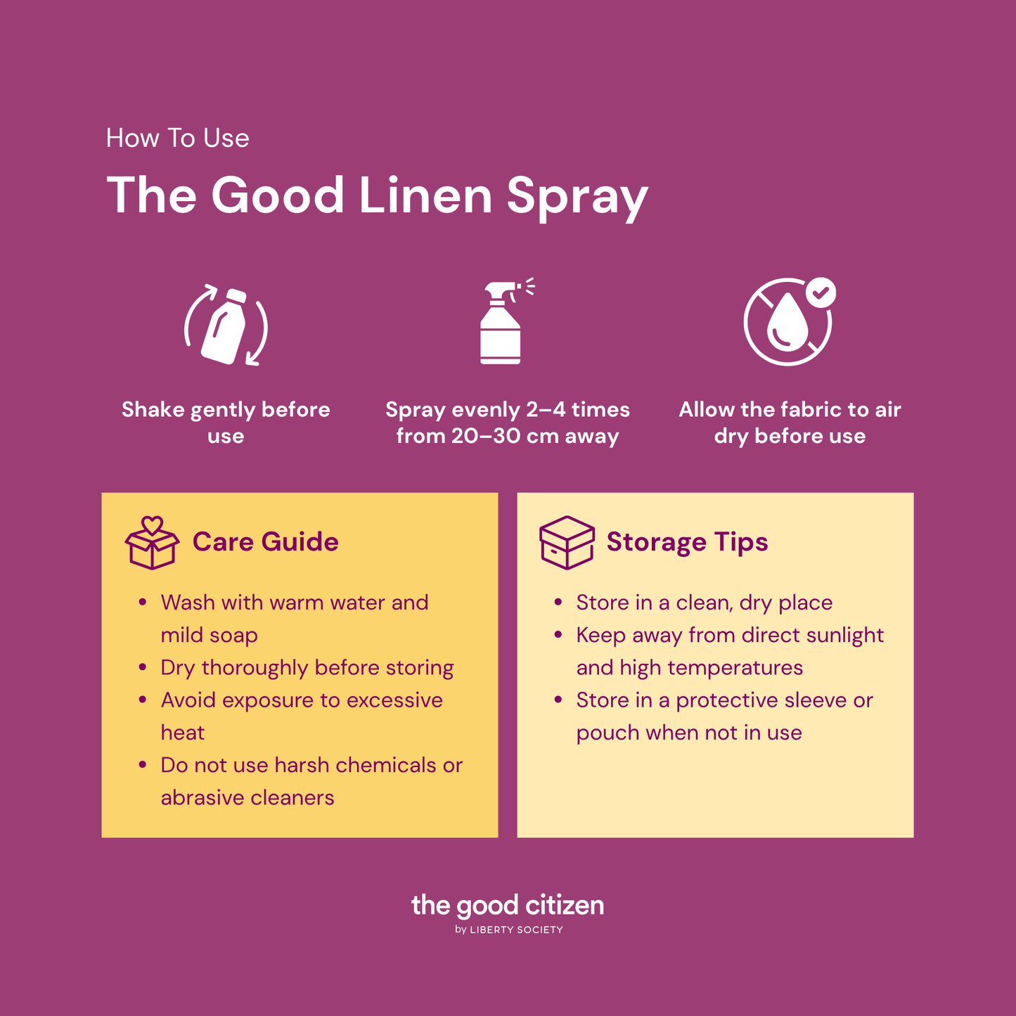 The Good Linen Spray