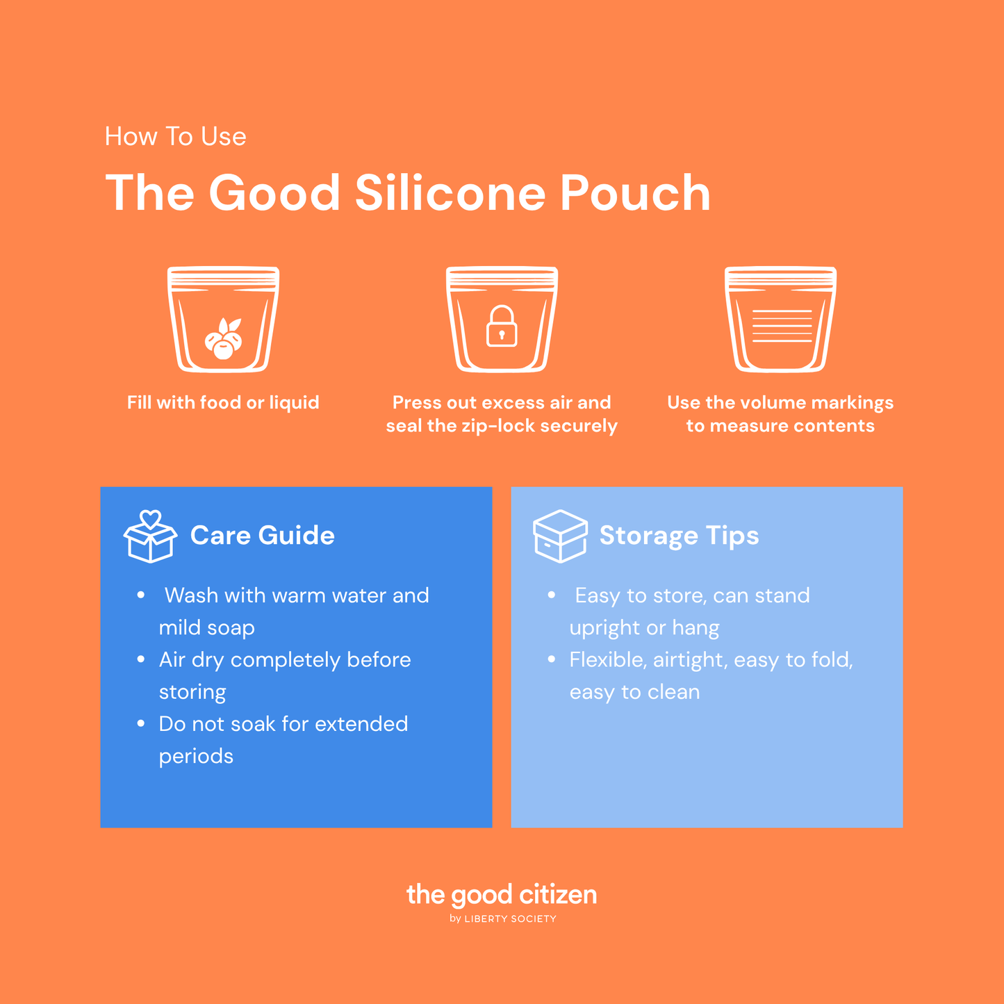 The Good Silicone Pouch