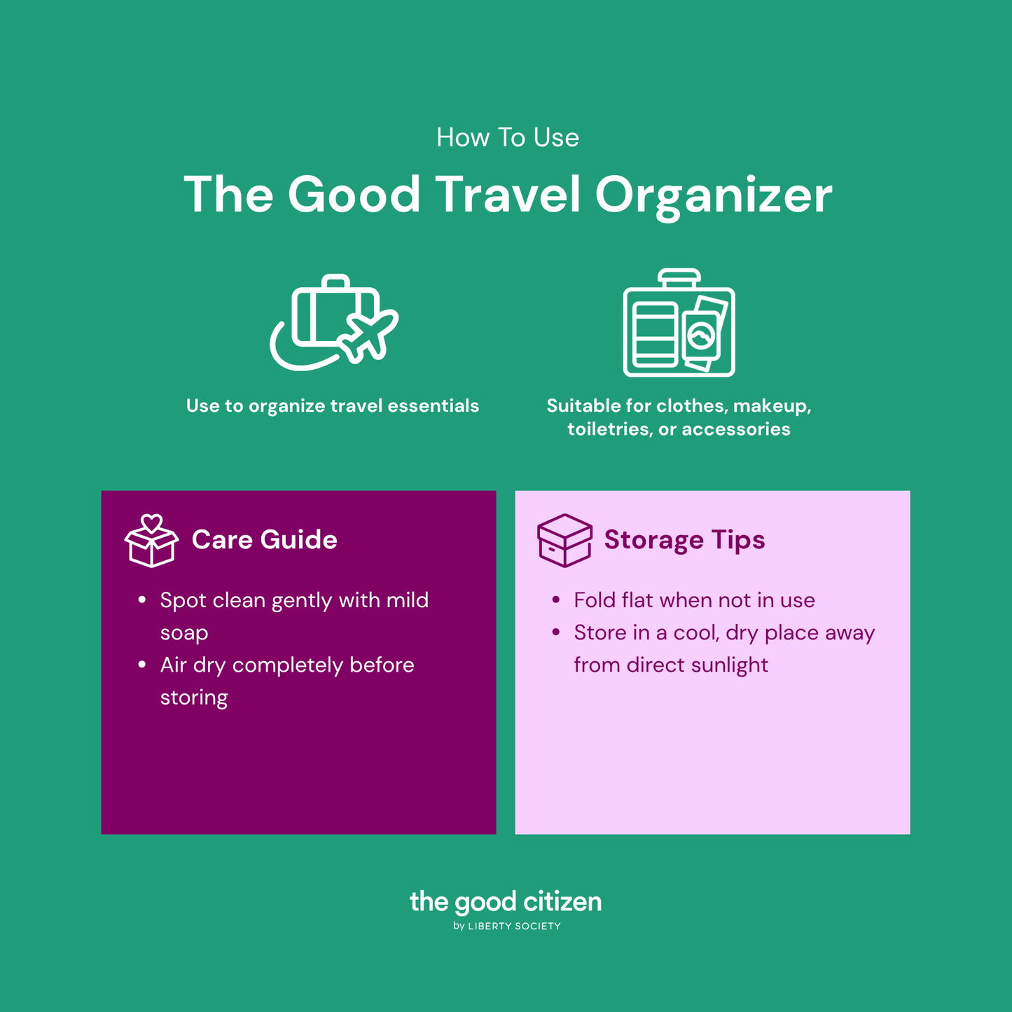 The Good Travel Organizer