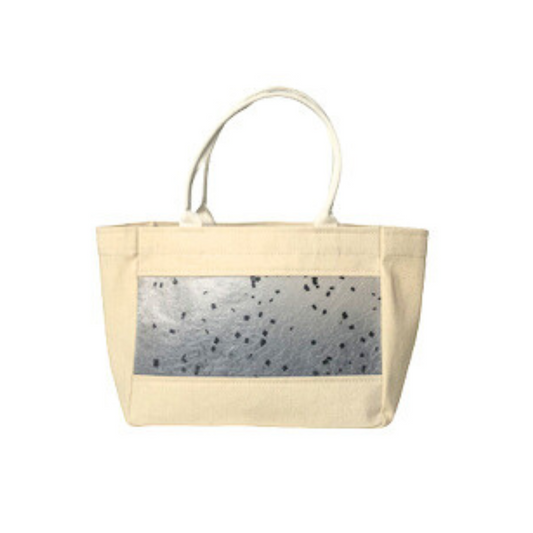 Upcycled Plastic Canvas Mini Tote Bag