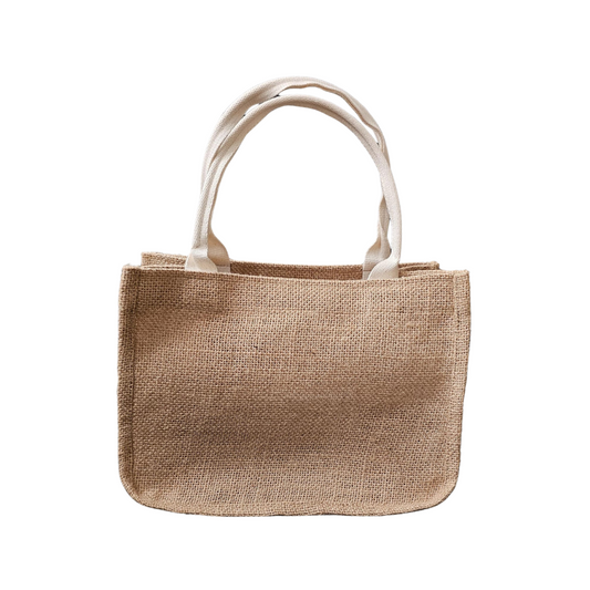 Jute Mini Tote Bag