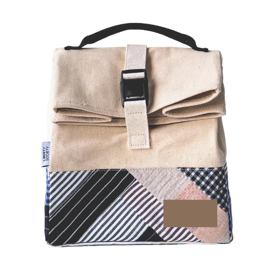 Upcycled Textile Lunch Bag