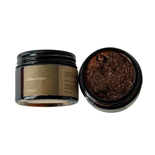 Coffee Scrub from Recycled Coffee Grounds